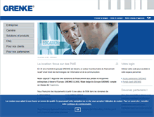 Tablet Screenshot of grenke.be